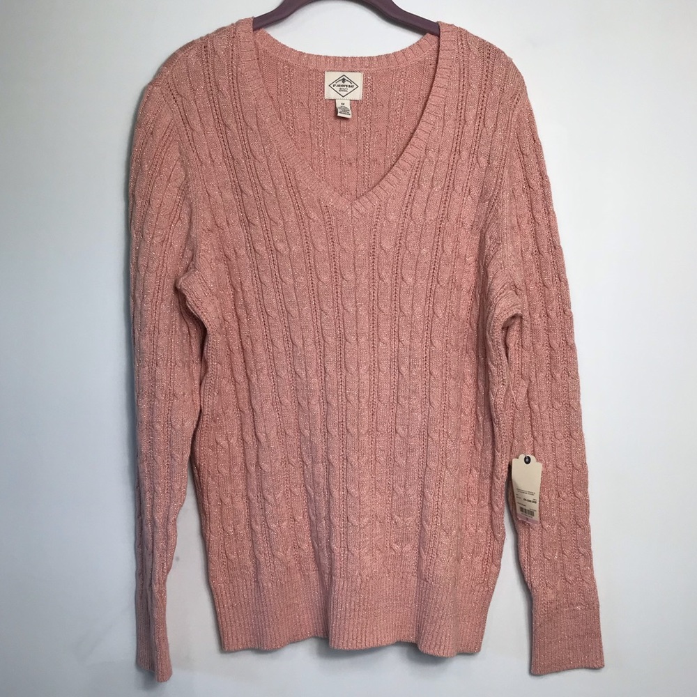 A1❄️St. John’s Bay sweater #1A1 pink sz 1x